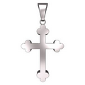 Sterling Silver Cross Pendant, 3/4" X 1.7mm Sterling Silver Cross Pendant, 3/4" X 1.7mm Sterling